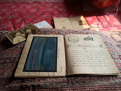 'Robi Magazine' from 1929, hand-written by Dr Debika Banerji's grandfather.