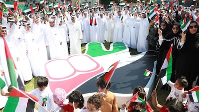 Dubai Customs celebrates Flag Day.