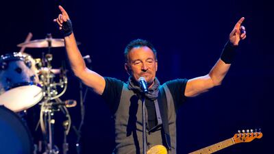 Bruce Springsteen's success partly down to his backing group, The E Street Band. AFP