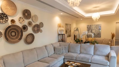 Ms O'Connell says she has tried to create a relaxing aesthetic in the property.