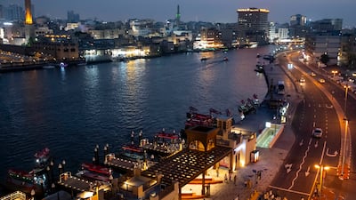 Another day of Ramadan draws to a close over Dubai Creek.