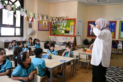 UAE officials announced that teachers could also be eligible for the golden visa due to the crucial role they play in society. Khushnum Bhandari / The National