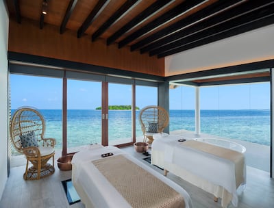 Ocean views from a treatment room at Heavenly Spa by Westin. Photo: Marriott International Hotels