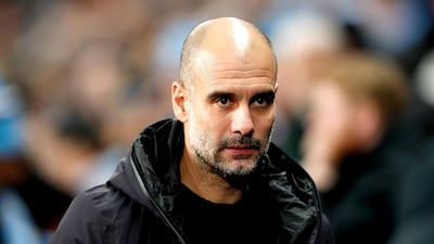 Manchester City boss Pep Guardiola claims to have just 13 fit senior players available for Sunday’s clash with Leicester. PA