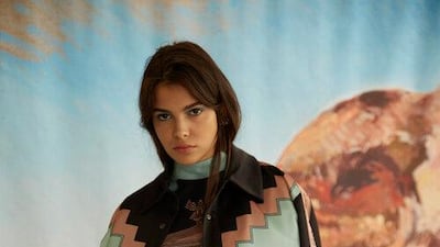 Hindamme's latest collection is based on Nabatean ruins in Saudi Arabia. Courtesy Hindamme.