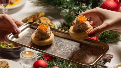 A four-course meal is on offer at The Guild for Dh450 per person this Christmas. Photo: The Guild