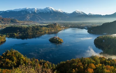 Slovenia shines in October with its nature-filled landscapes. Neven Krcmarek / Unsplash