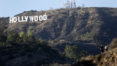A view of the Hollywood sign from Bronson Canyon park in Hollywood, California Mario Anzuoni / Reuters