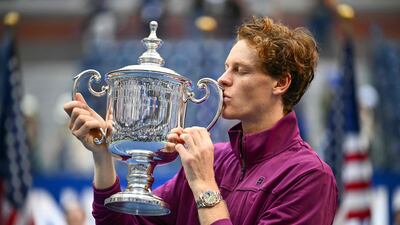 Jannik Sinner won both hard-court Grand Slams this season and has lost just five matches, compared to 55 victories. AFP