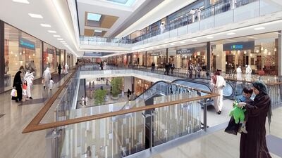 Reem Mall is due to completed in 2018. Courtesy NREC and UPAC