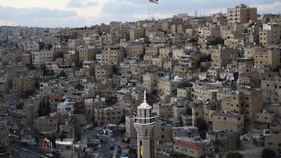 A general view of the centre of Amman from the city's citadel. EPA Photo