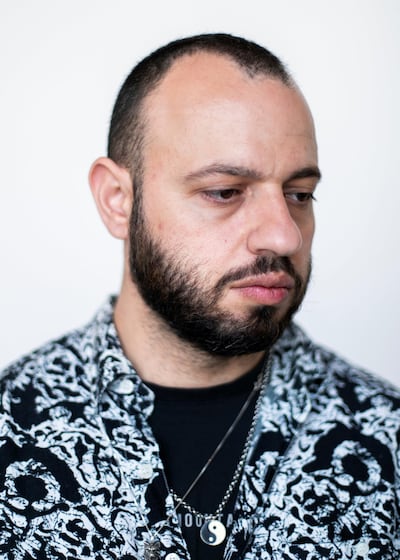 Artist Stelios Kallinikou. Reem Mohammed / The National