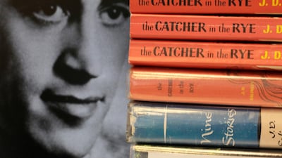 Copies of J D Salinger's classic novel 'The Catcher in the Rye' as well as his volume of short stories called 'Nine Stories' at the Orange Public Library in Orange Village, Ohio. AP