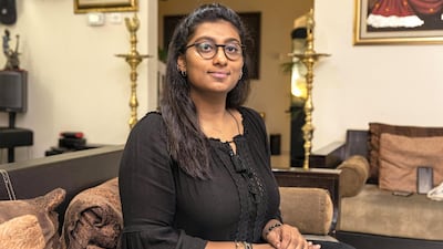Student Vani Thampi, who grew up in Dubai, says she has had to learn that once money is spent, it is not yours anymore. Antonie Robertson/The National