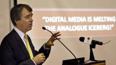 Edward Borgerding, the chief executive of Abu Dhabi Media Company, says Middle East media should take advantage of the level digital playing field when competing with industry giants.