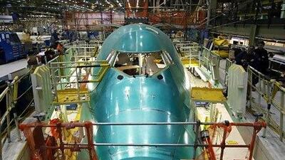 The Boeing 747-8 being built in the company's Everett, Washington is the longest passenger aircraft in the world. Kevin P Casey/ Bloomberg News
