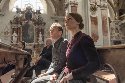 August Diehl and Valerie Pachner in the film 'A Hidden Life'. Twentieth Century Fox