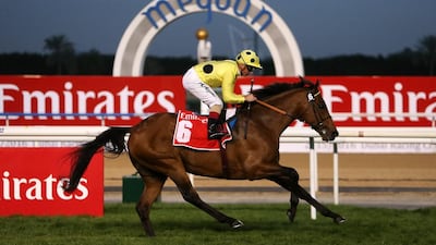 Doubts surround the current form of Postponed while jockey Andrea Atzeni has been reprimanded for excessive use of the whip. Pawan Singh / The National