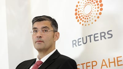 Tarek Sultan, chief executive of Agility, said they plan to fund their projects and investments by equity and potentially debt. Stephanie McGehee / Reuters