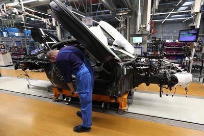 BMW plant in the US. Bloomberg