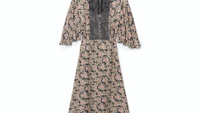 Sandro have pretty tea dresses which are good for day and night alike. The covered shoulders will ward off sunburn, while the cut is loose enough for dancing.