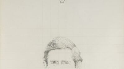 Study for Prince of Wales (1980) by Bryan Organ