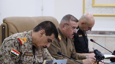 The Iraqi army has met with military and counter-terrorism officials to boost security in the country. Photo: Iraqi Security Media Cell