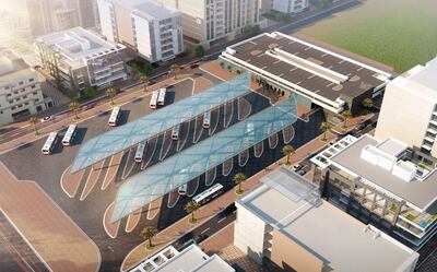 The bus station in Satwa will serve 7,800 passengers per day, rising to 15,000 with future expansion. Courtesy: RTA