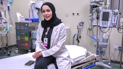 Dr Maryam Al Nuaimi is a consultant physician, who works in emergency medicine at Sheikh Khalifa Medical City in Abu Dhabi. All photos: Victor Besa / The National