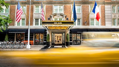 In September 1994, Depp was arrested at The Mark Hotel in New York, after he trashed the hotel room when Moss was inside. He had to pay $9,767 in damages. Photo: The Mark Hotel