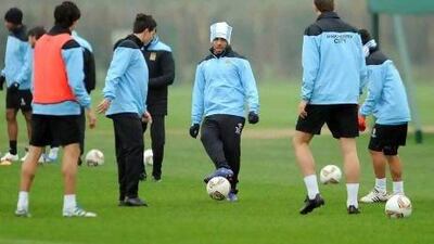 Robert Mancini says Carlos Tevez has been better in training than last year.