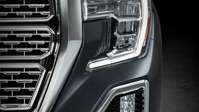 The front lighting design.