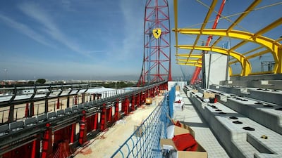 Ferrari Land in the Port Aventura amusement park in Tarragona, Spain, is set to open next year. Jaume Sellart / EPA