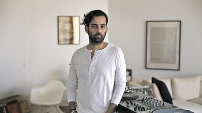 Zahed Sultan, the head of Kuwaiti NGO en.v at home in Kuwait City. Justin Vela/The National