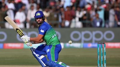 Multan Sultans batsman Rilee Rossouw is next on the list with 189 runs from five matches. He scored the fastest century in PSL history - off 43 balls against Quetta. AP