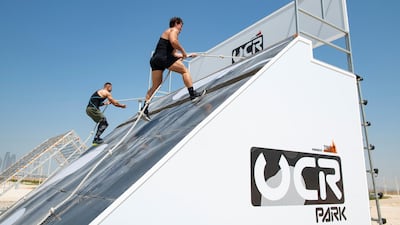 Abu Dhabi residents can tackle a number of challenges that require them to run, jump, crawl and climb.