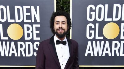 Ramy Youssef arrives at the 77th annual Golden Globe Awards at the Beverly Hilton Hotel on January 5, 2020. AFP