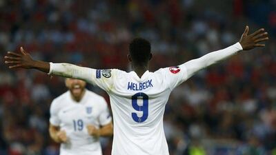 Danny Welbeck scored twice against Switzerland for England in their Euro 2016 qualifier on Monday. Denis Balibouse / Reuters / September 8, 2014