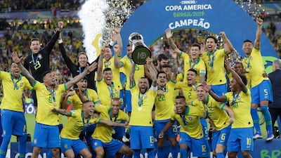 Brazil's next target will be winning the World Cup for the first time since 2002 in 2022. AP Photo