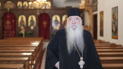 Father Stephanos Neaimeh, a Greek Orthodox priest, has lived in the UAE since 1989. Mona Al Marzooqi / The National