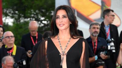 Nadine Labaki arrives for the premiere of 'J'Accuse' during the 76th Venice International Film Festival on August 30, 2019. EPA