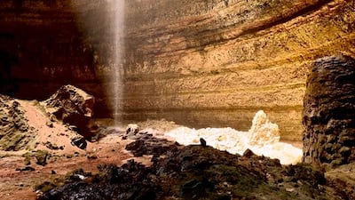 Although some have claimed to have visited, there was no sign of human encroachment at the bottom of the hole.