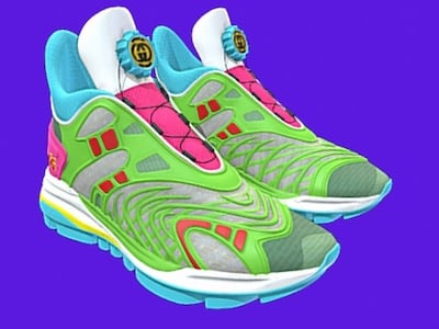 Gucci digital sneakers that cost between $9 and $12 each