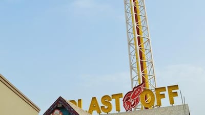 The Zombieland Blast Off ride. Courtesy of Motiongate Dubai