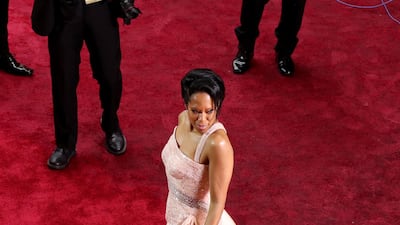 Regina King in Atelier Versace at the 92nd annual Academy Awards ceremony at the Dolby Theatre in Hollywood, California, USA, 09 February 2020. EPA