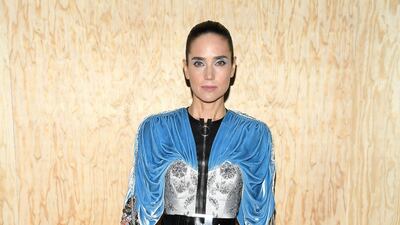 Jennifer Connelly attends the Louis Vuitton show as part of Paris Fashion Week on October 1, 2019. Getty Images