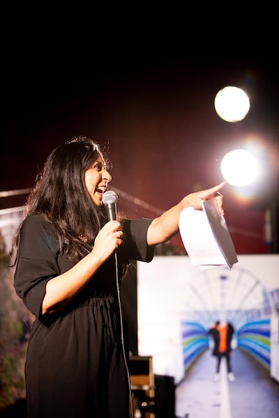 Yasmeen Khan is a radio presenter and playwright. Courtesy Makrooh