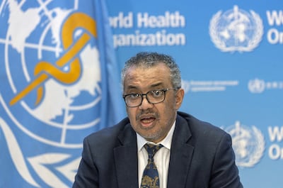 Director General of the World Health Organisation Dr Tedros Adhanom Ghebreyesus. Reuters