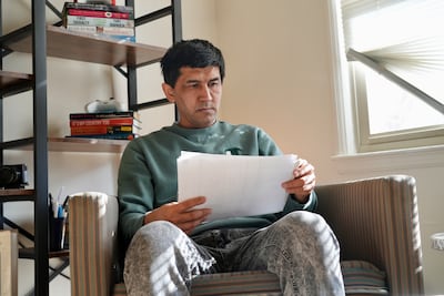 Esmat Gulistani, an Afghan immigrant living in Arlington, Virginia, supports refugee resettlement across the Washington area. Nilanjana Gupta / The National