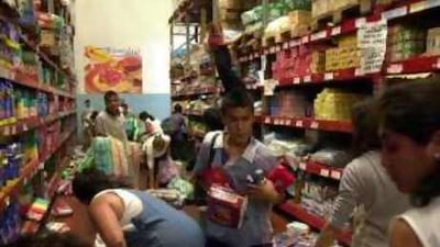 The panic on Wall Street has some parallels with Argentina's financial crisis, during which jobless looters stormed supermarkets.